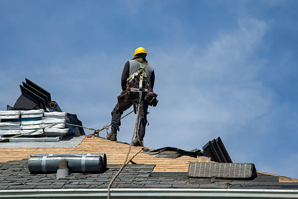 Professional Roofing technician working in Kutztown, PA